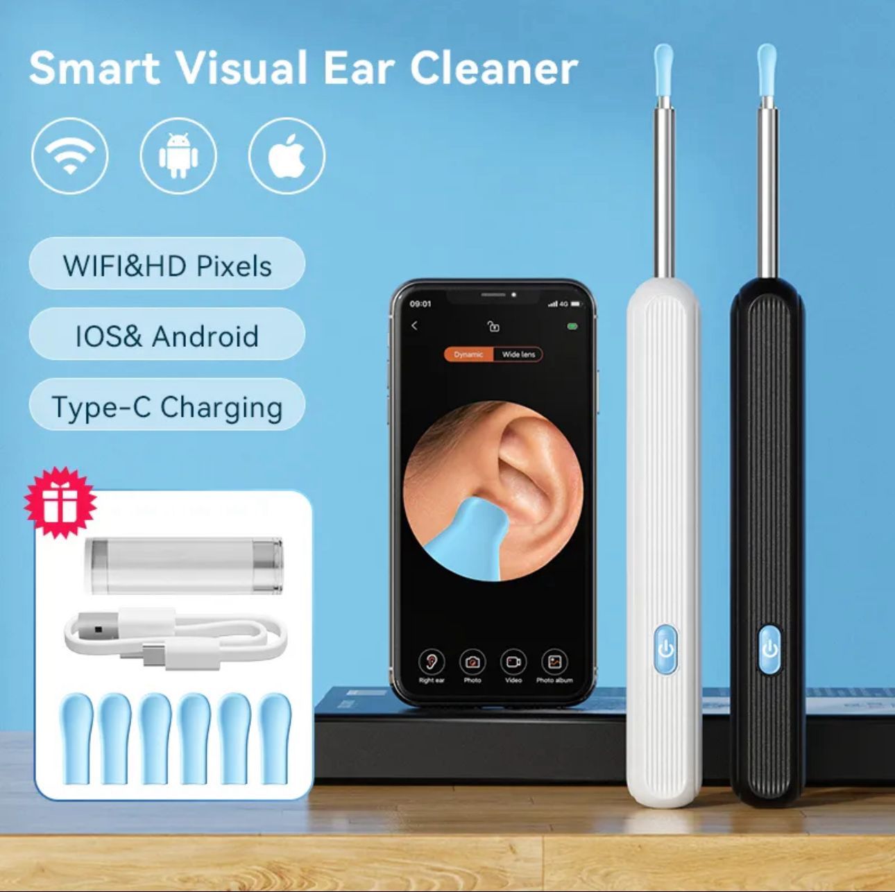 Smart-Scan Wireless Ear Cleaner with Camera